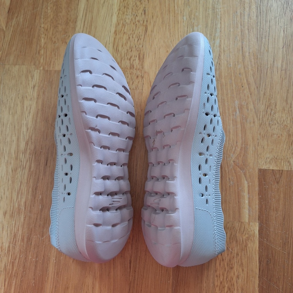 Skechers Jender Ballet Water Shoes Womens 6 Gray Pink Beachy Coastal Vacation - Picture 6 of 11
